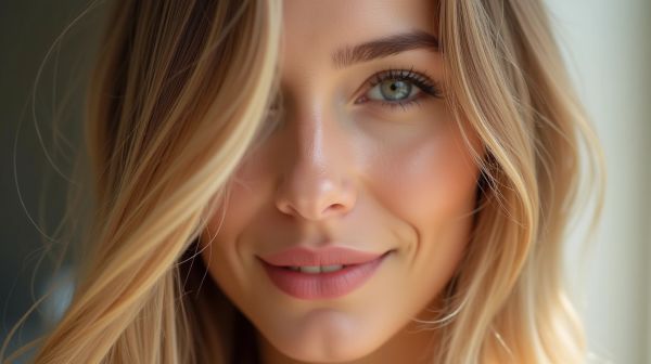 Haarstruktur verbessern und glattes Haar durch Keratin-Glättung