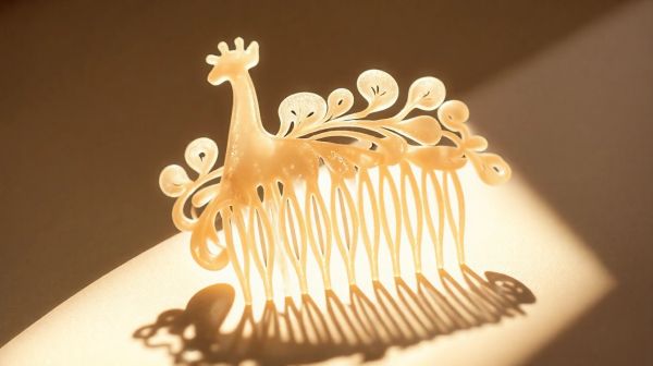 Luxus-Haarkamm aus Celluloseacetat: ANITA & ZAHA's Peigne Girafe